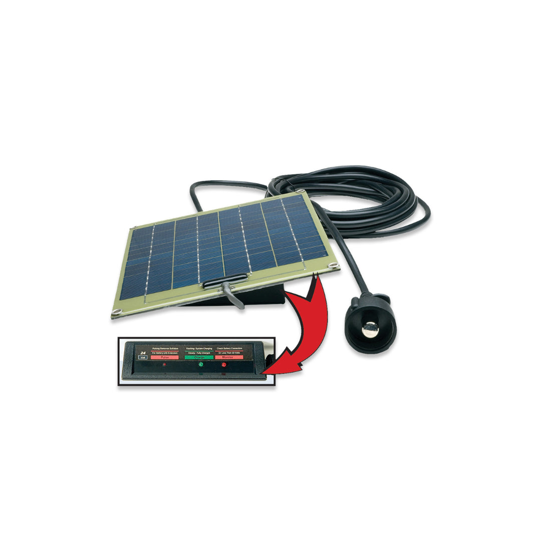 SPCMS 24V SolarPulse Charger/Maintainer Monitor Unit, 6W