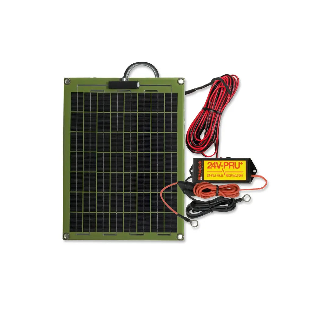 24VPSC-10W-MK 24V SolarPulse Charger/Maintainer w/Mounting Kit, 10W