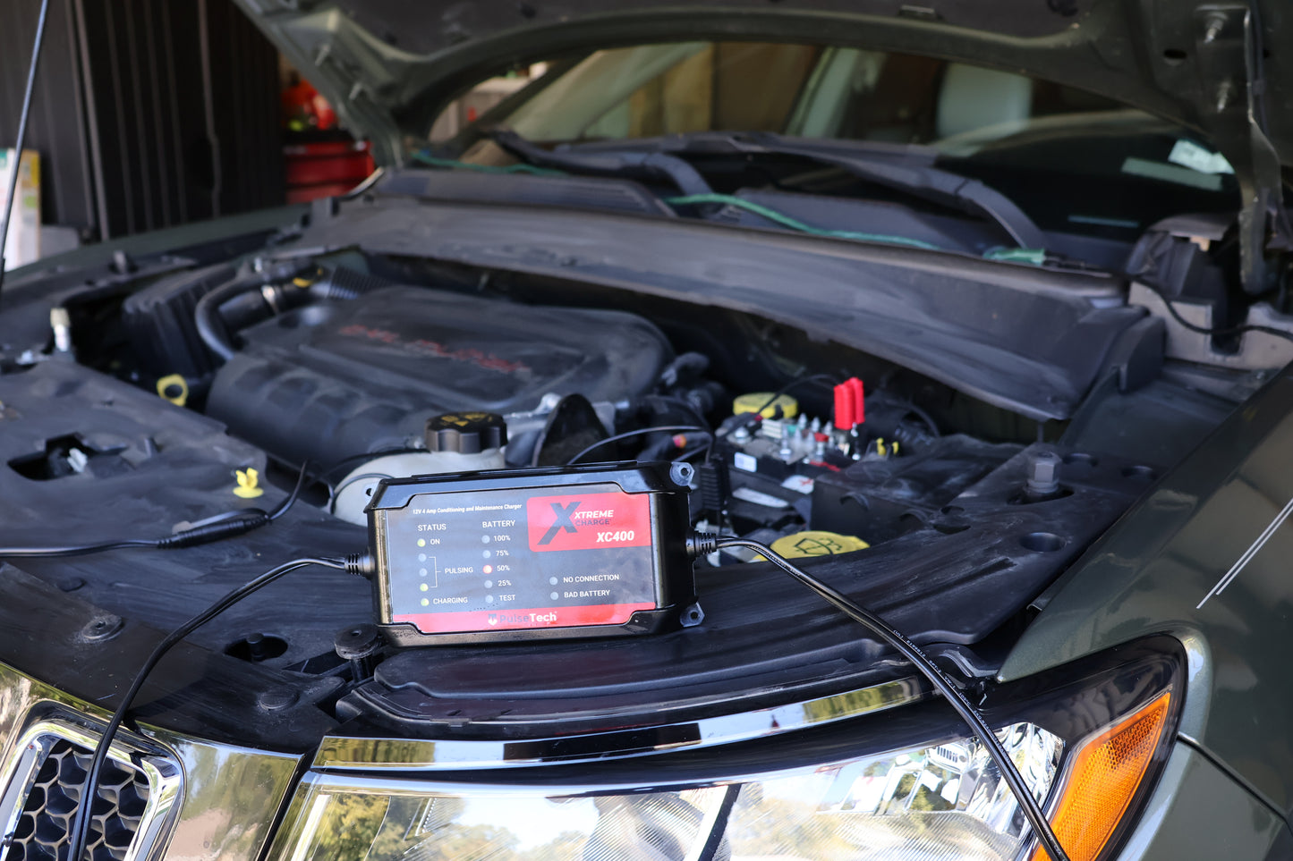 Xtreme Charge XC400 4-Amp All-Vehicle 12V Battery Charger & Maintainer