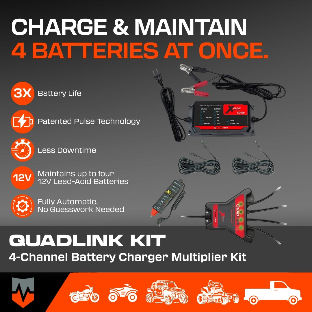 4-Channel Battery Charger Multiplier Kit