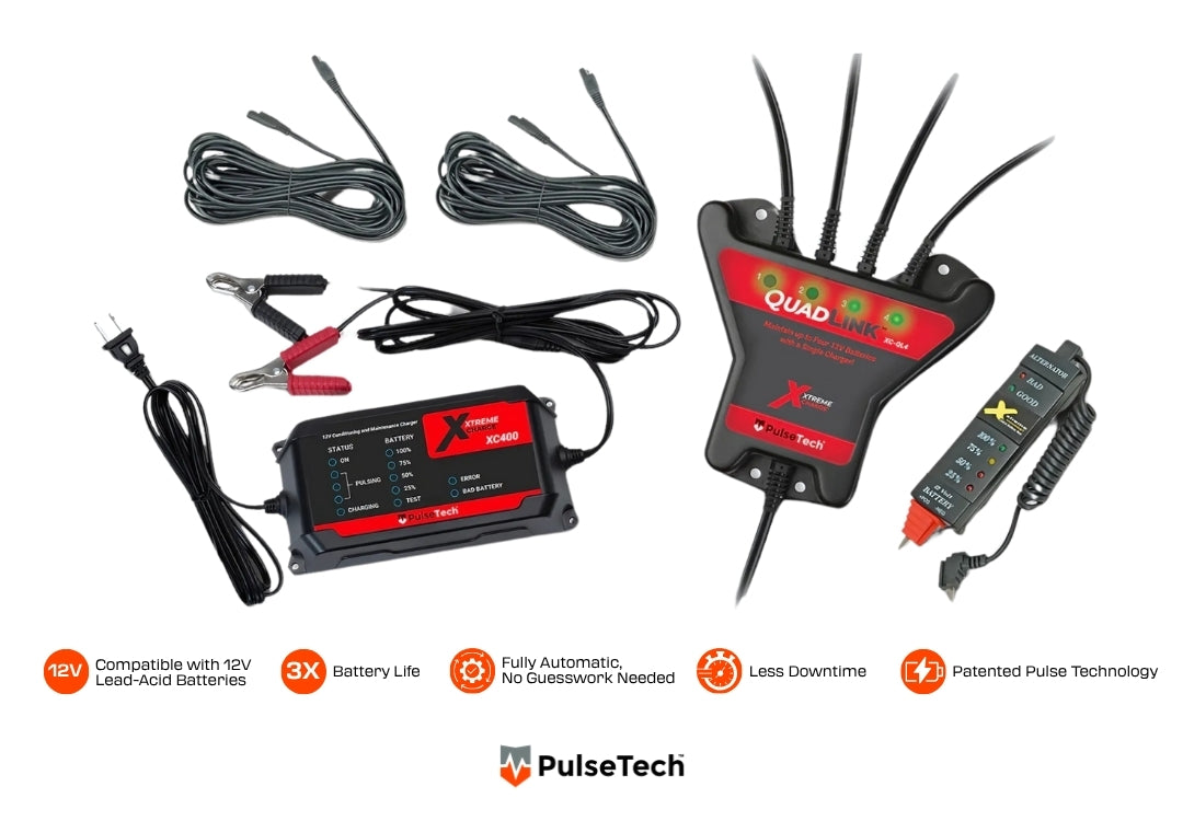 4-Channel Battery Charger Multiplier Kit