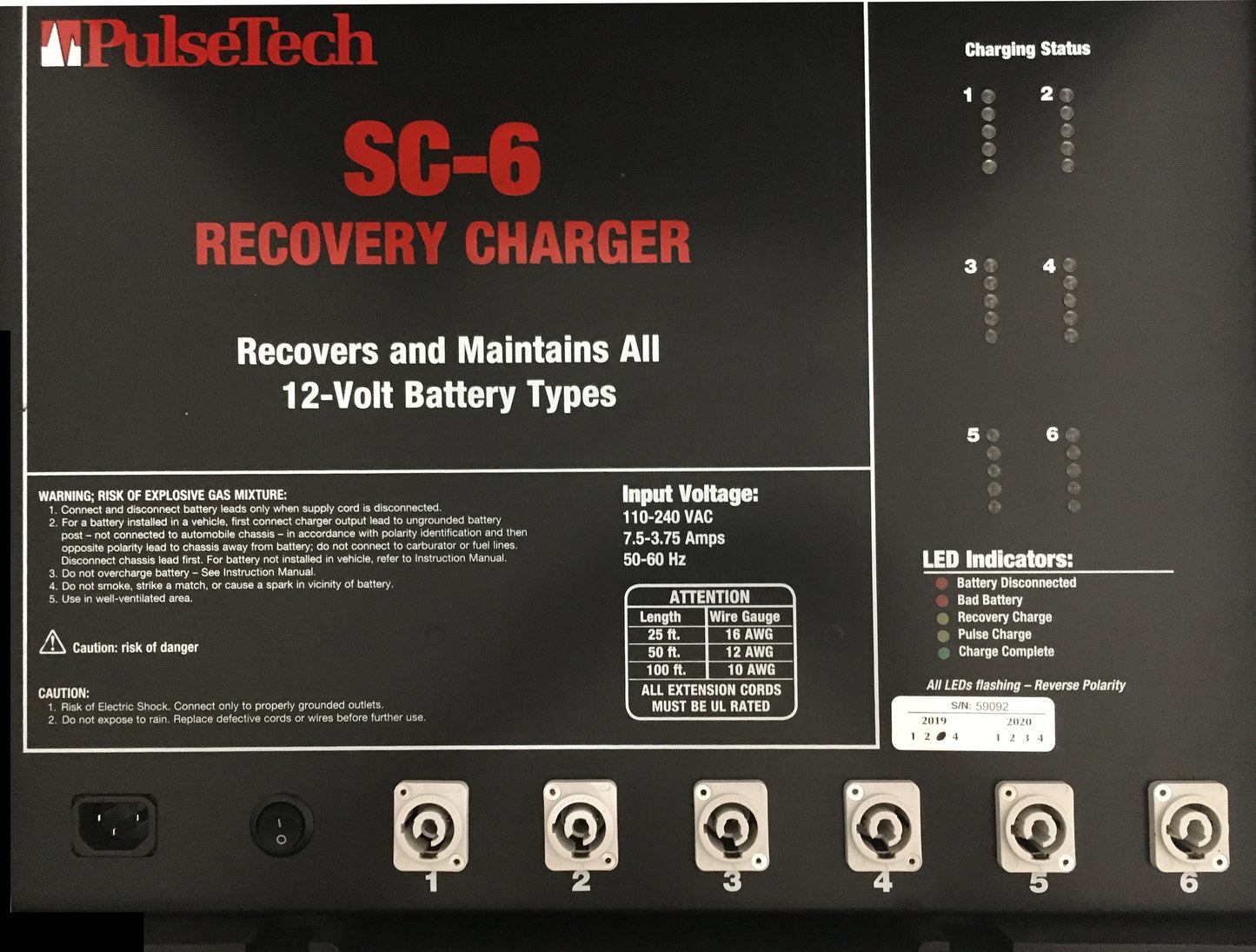 6-Station Charger (SC-6)