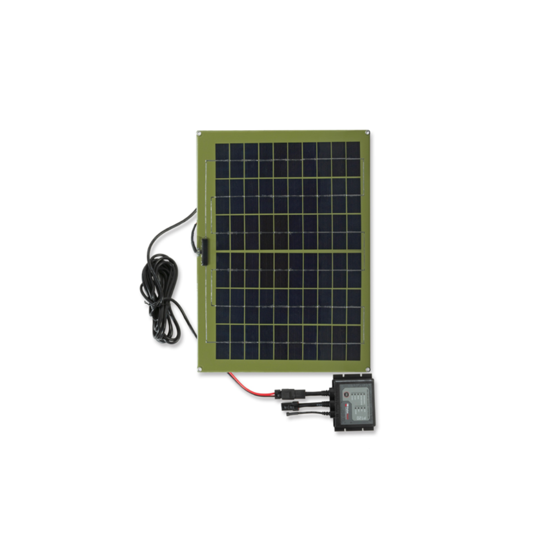 SolarPulse 12V Battery Maintainer Charger - 3W Solar Panel For Vehicle & Equipment Batteries