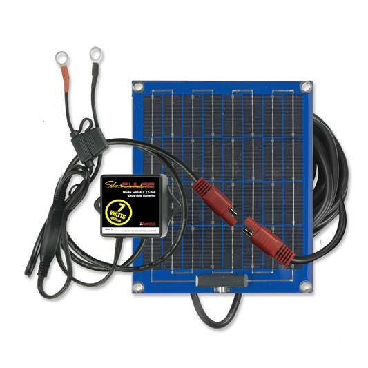 SolarPulse® SP-7 7-Watt Solar Battery Charger & Maintainer