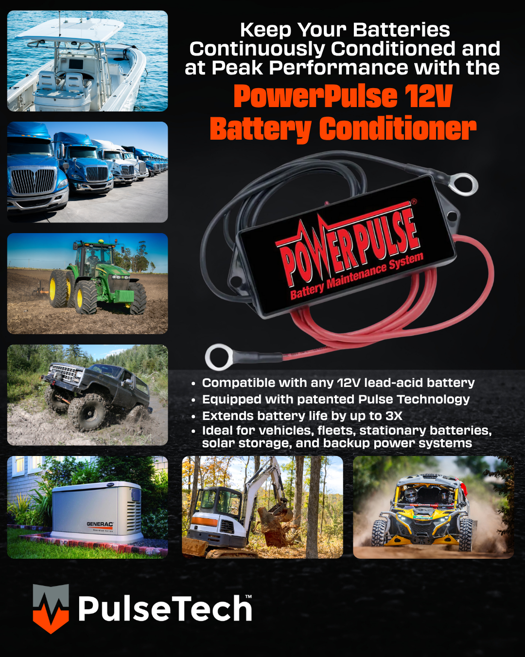 PowerPulse® 12V Battery Reconditioner