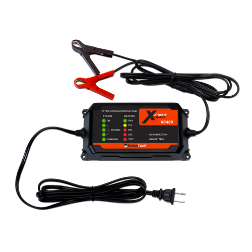 Xtreme Charge XC400 4-Amp All-Vehicle Battery Charger & Maintainer