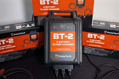 BT-2 2-Battery 10-Amp Charger for all 12-volt batteries