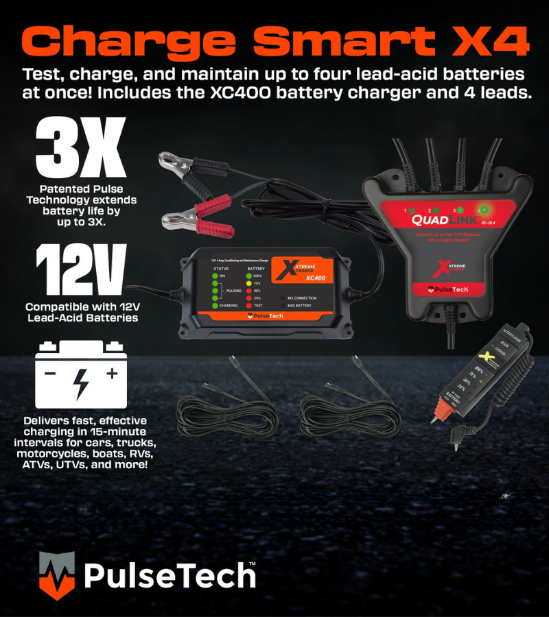 4-Channel Battery Charger Multiplier Kit