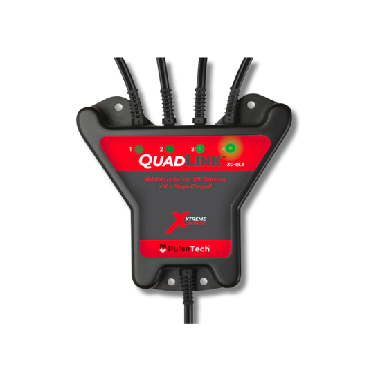 QuadLink 4-Channel Battery Charger Multiplier