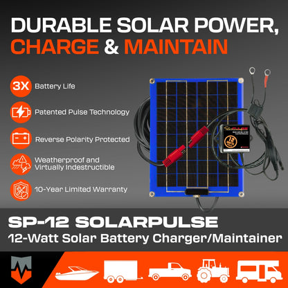 SP-12 SolarPulse Charger/Maintainer OBD-T