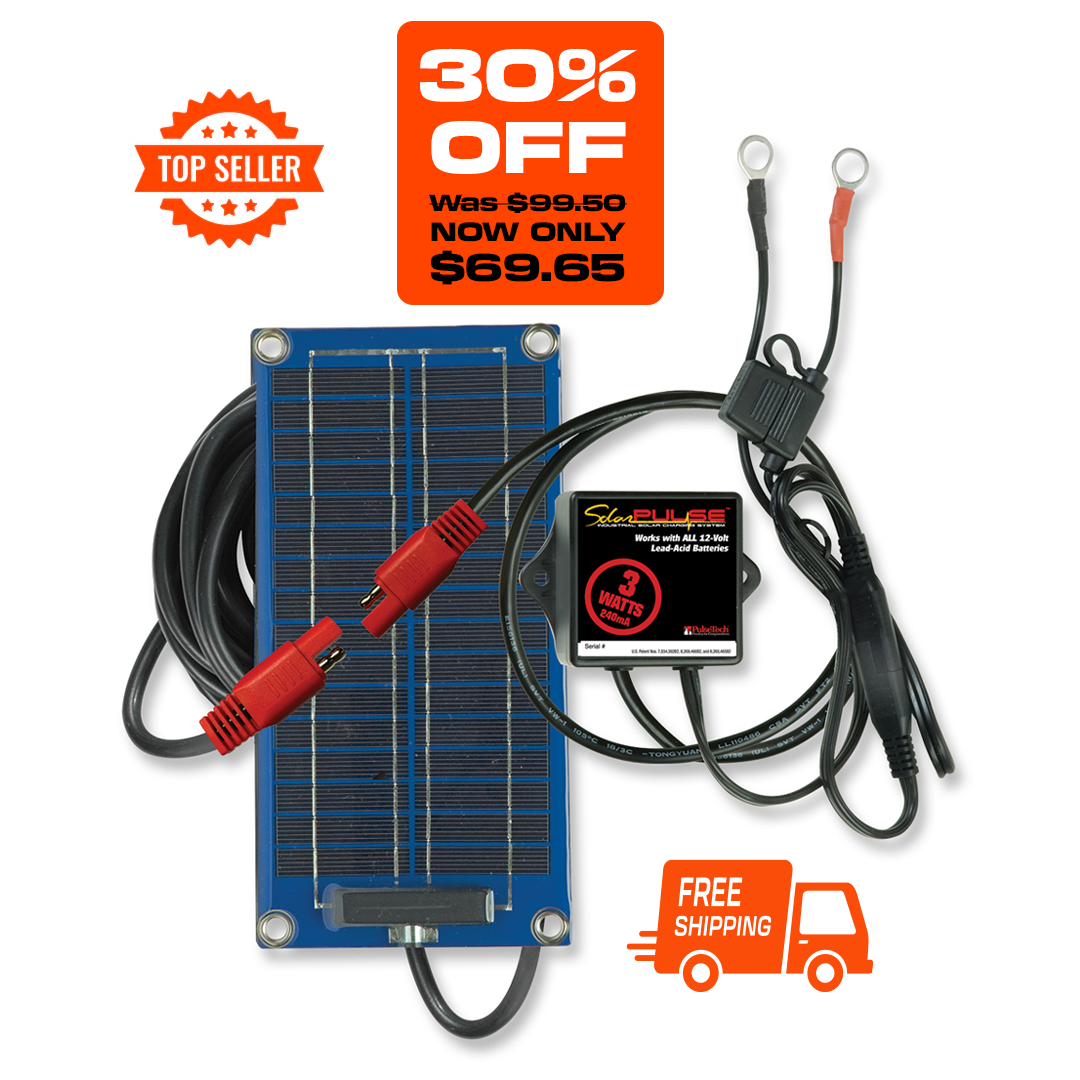 SP-3 SolarPulse Battery Charger and Maintainer