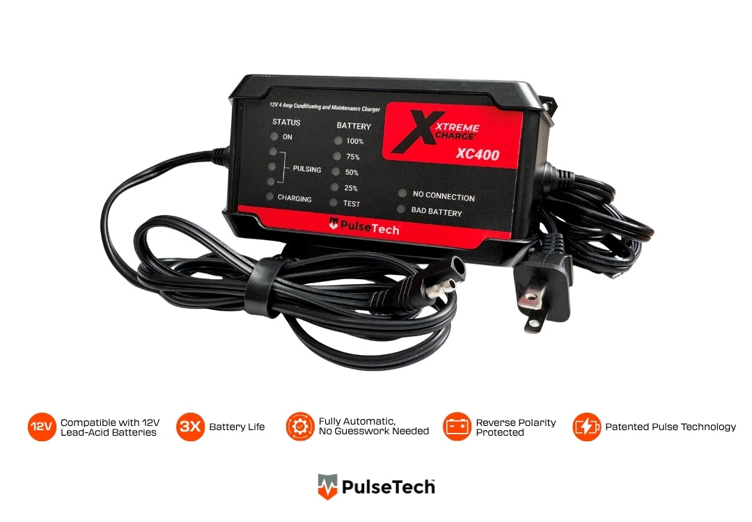 Xtreme Charge® XC400 4-Amp Battery Charger/Maintainer