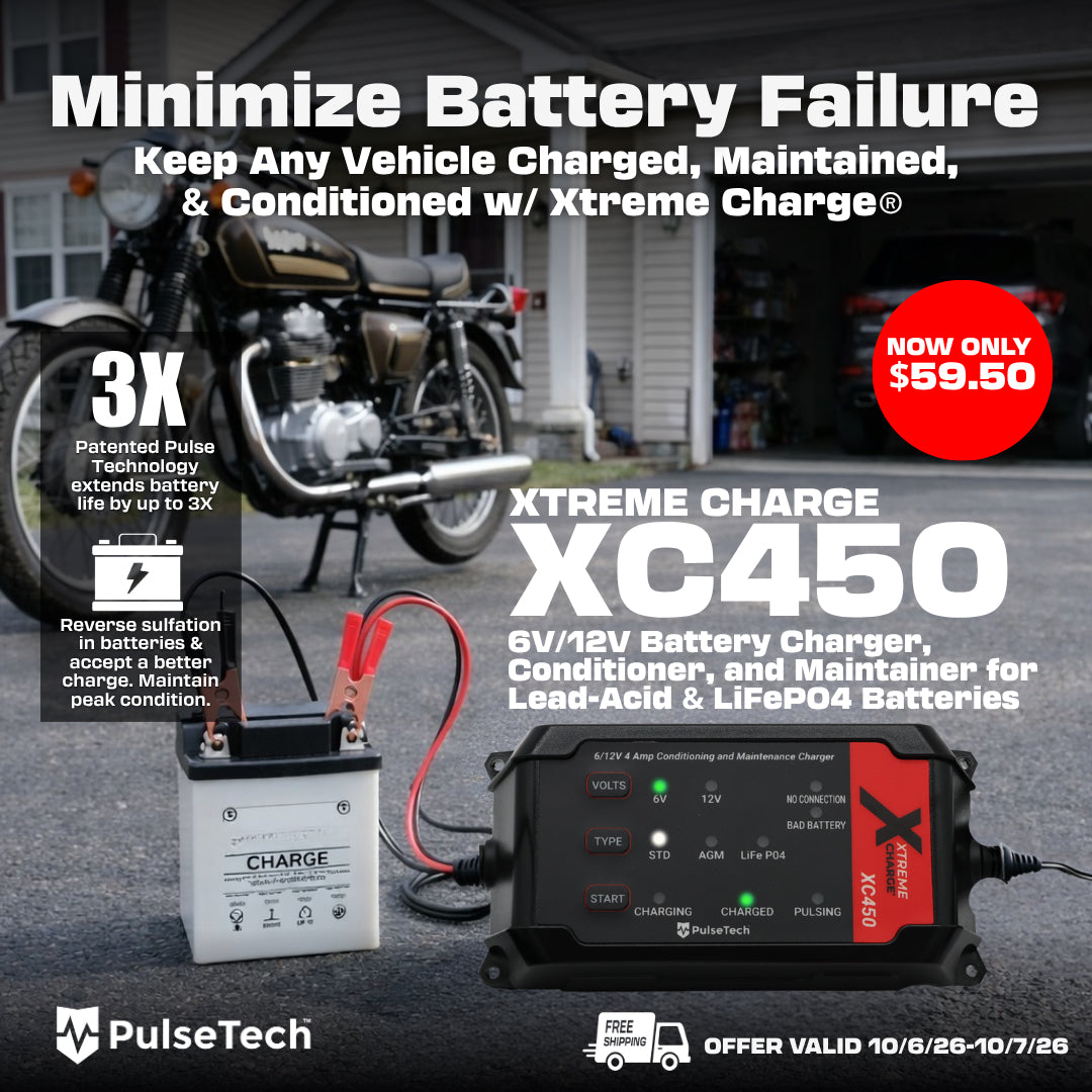 Xtreme Charge XC450 4.5-Amp Battery Charger, Maintainer, and Conditioner
