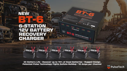 BT-6 6-Battery 10-Amp Recovery Charger