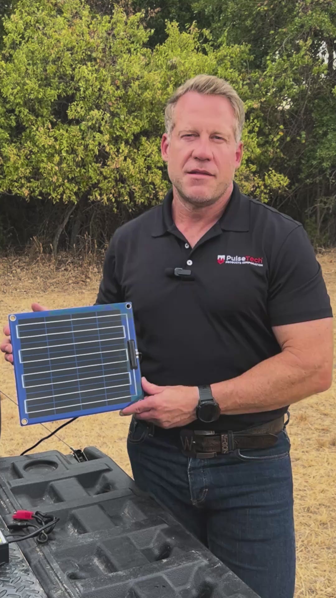 SolarPulse 12V Battery Maintainer Charger - 3W Solar Panel For Vehicle & Equipment Batteries