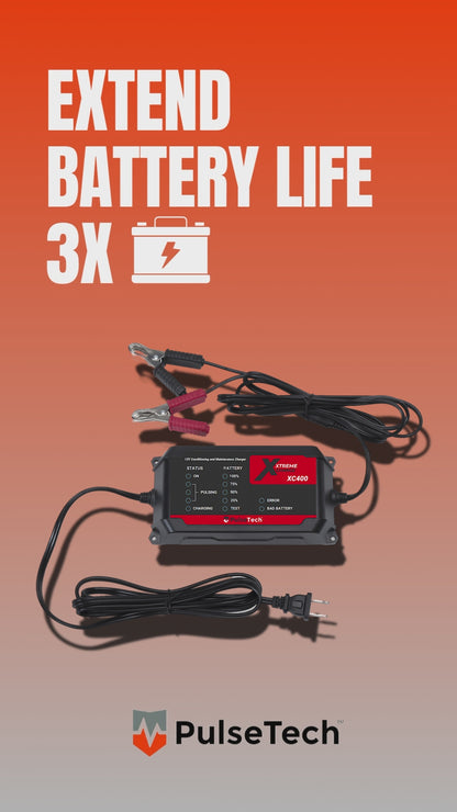 Xtreme Charge® XC400 4-Amp Battery Charger/Maintainer