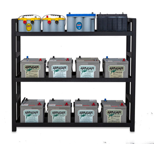 HAWKER RACK 12 Heavy-Duty Free-Standing Battery Rack – PulseTech